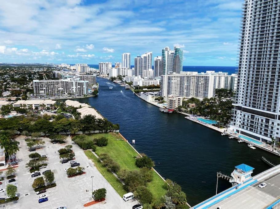 Miami Beach 1B/1B Incredible View Apartment With Kitchen Hallandale Beach Exterior foto